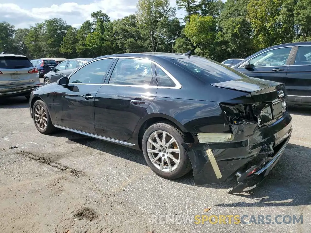 2 Photograph of a damaged car WAUABAF45MA073408 AUDI A4 2021