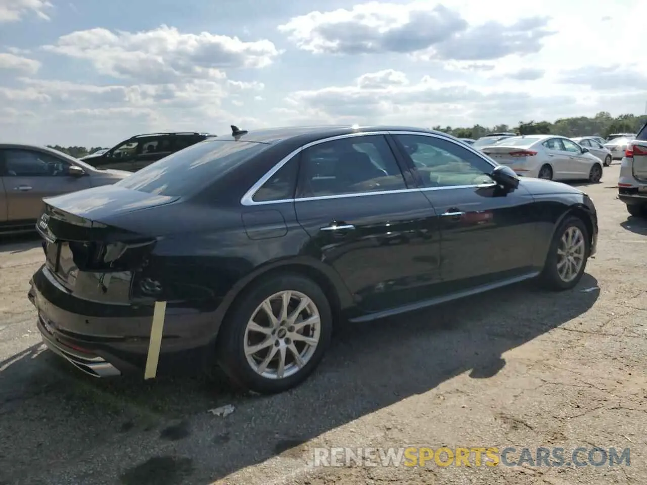 3 Photograph of a damaged car WAUABAF45MA073408 AUDI A4 2021