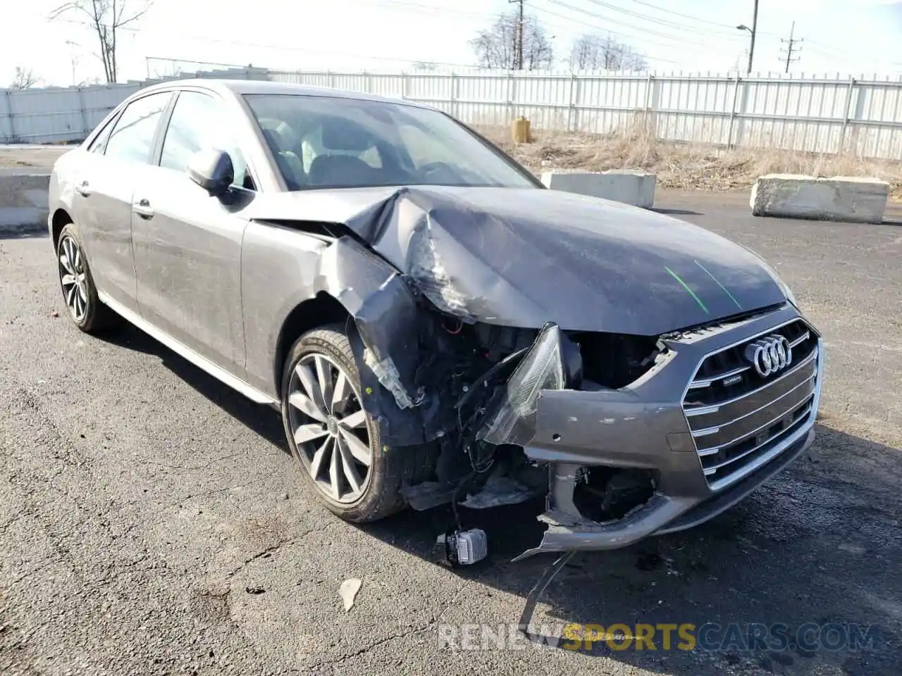 9 Photograph of a damaged car WAUABAF45MN008406 AUDI A4 2021