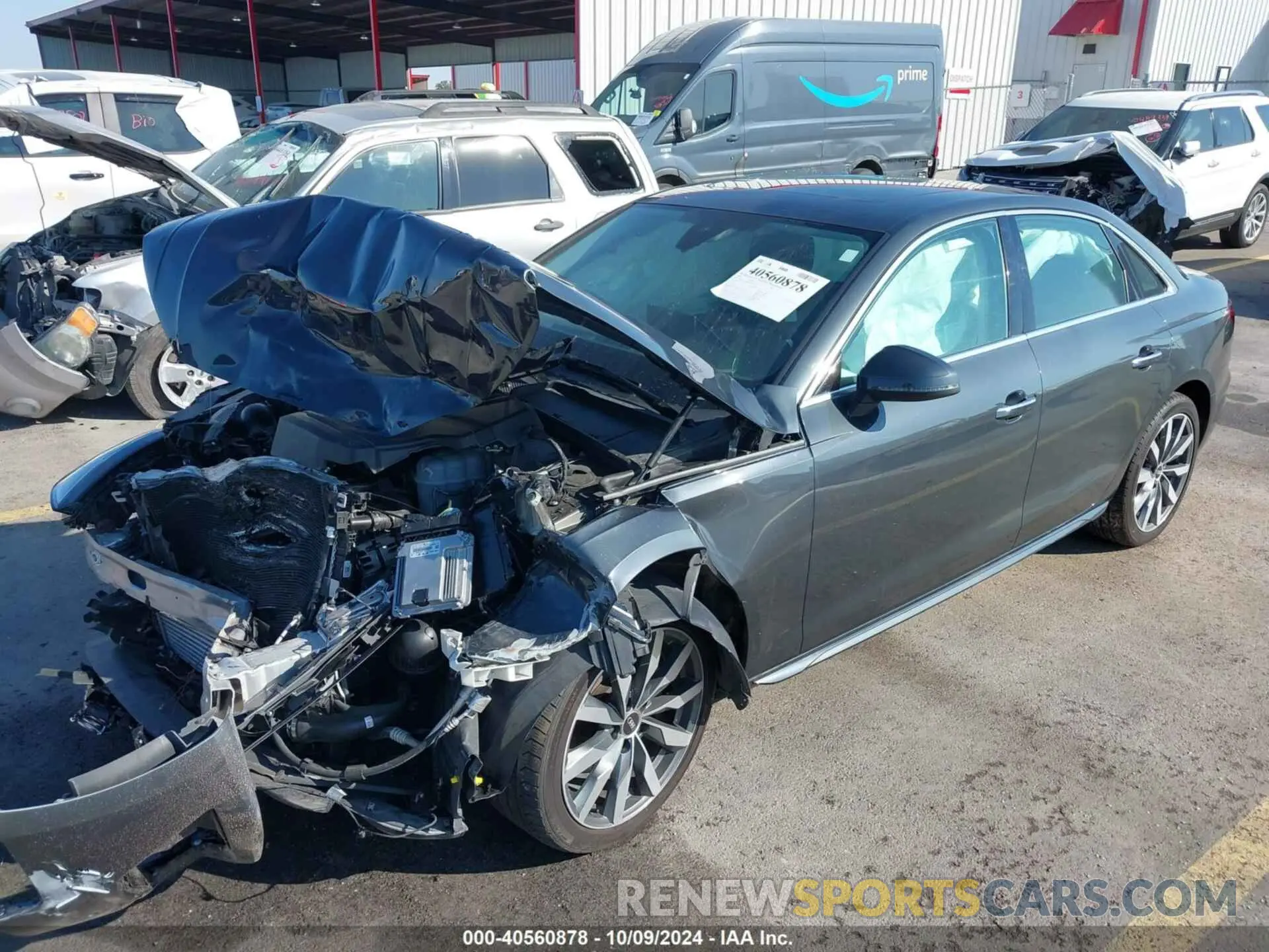 2 Photograph of a damaged car WAUABAF45MN010110 AUDI A4 2021