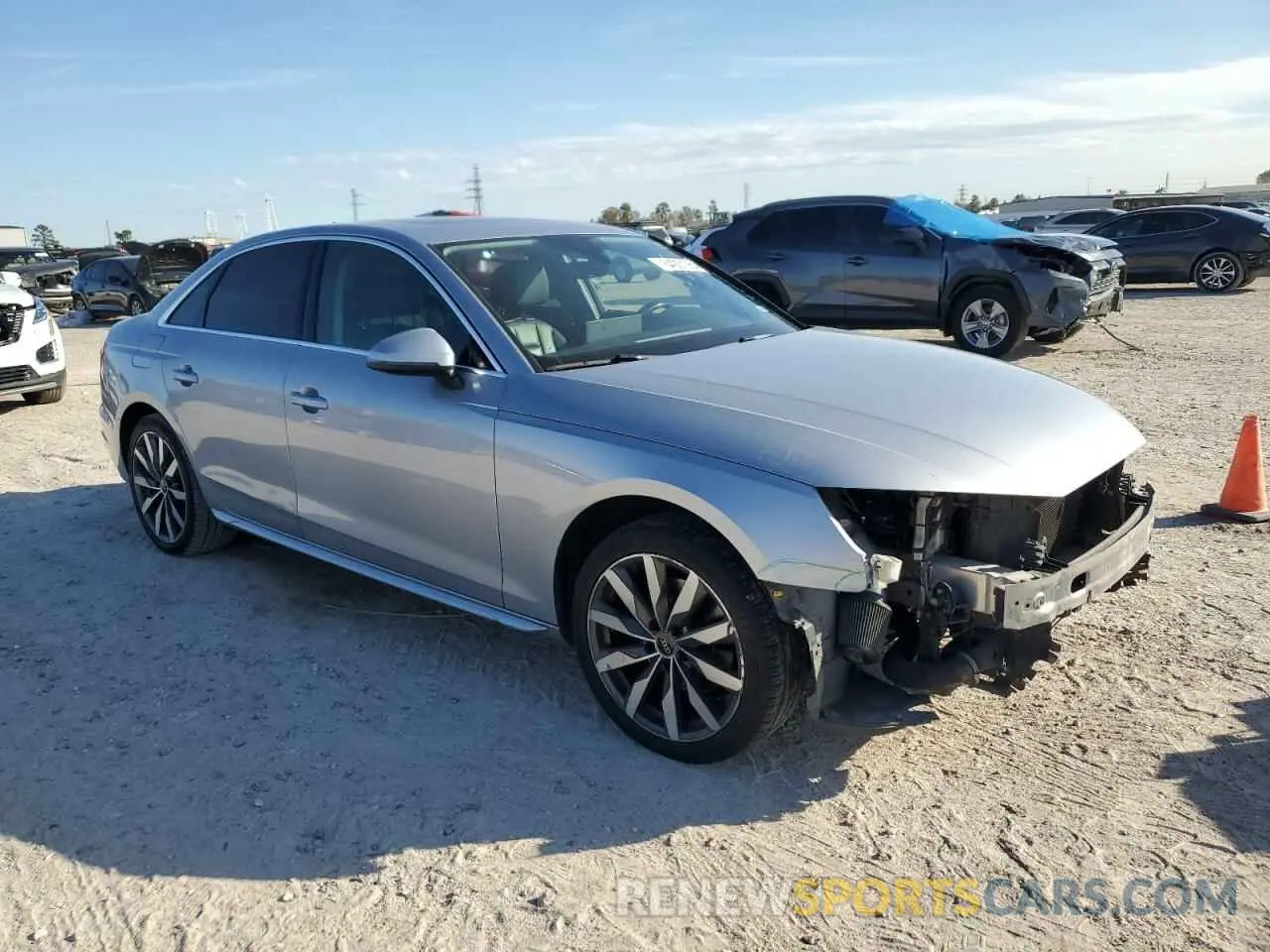 4 Photograph of a damaged car WAUABAF45MN013413 AUDI A4 2021