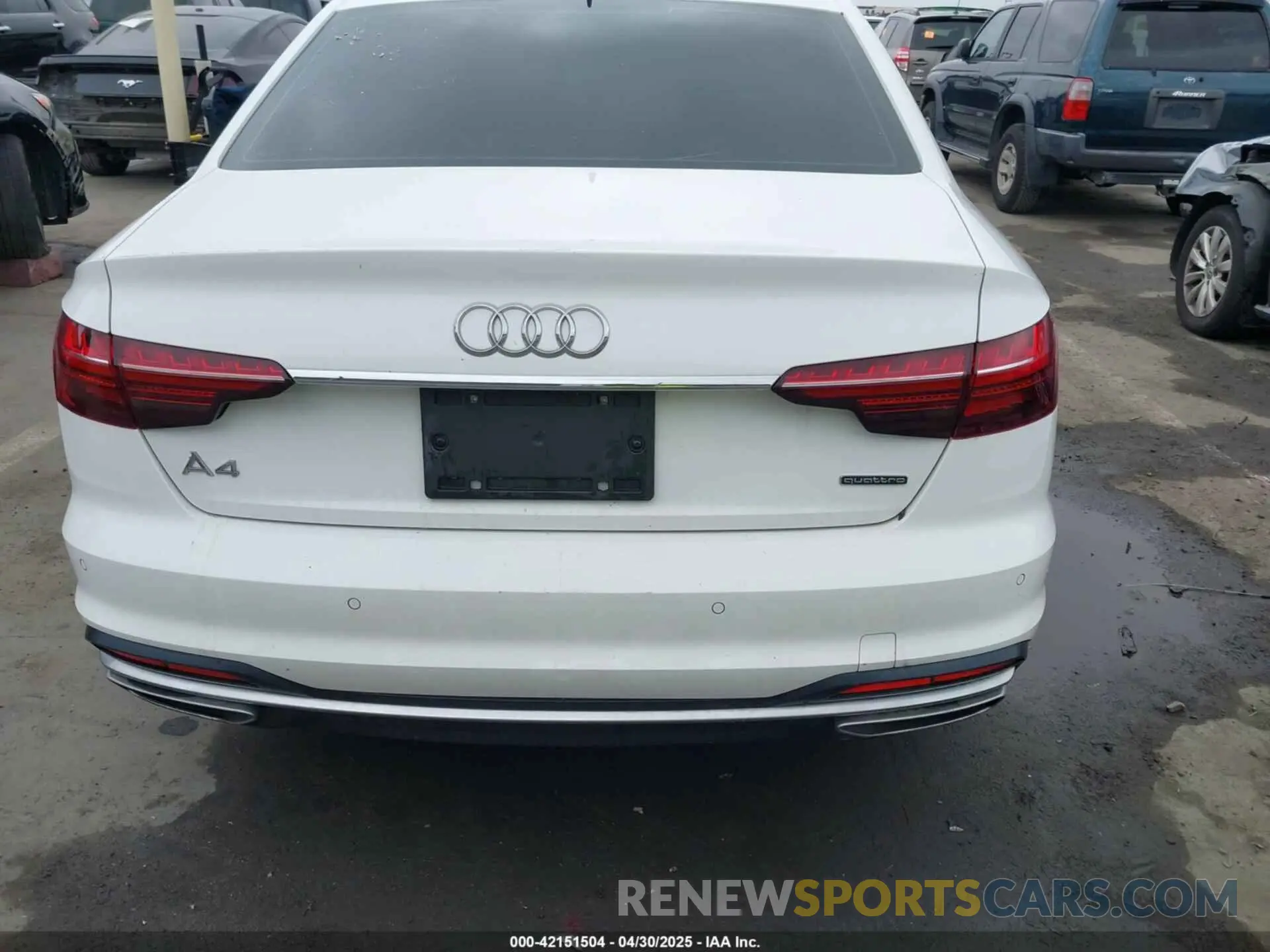 16 Photograph of a damaged car WAUABAF46MA051529 AUDI A4 2021