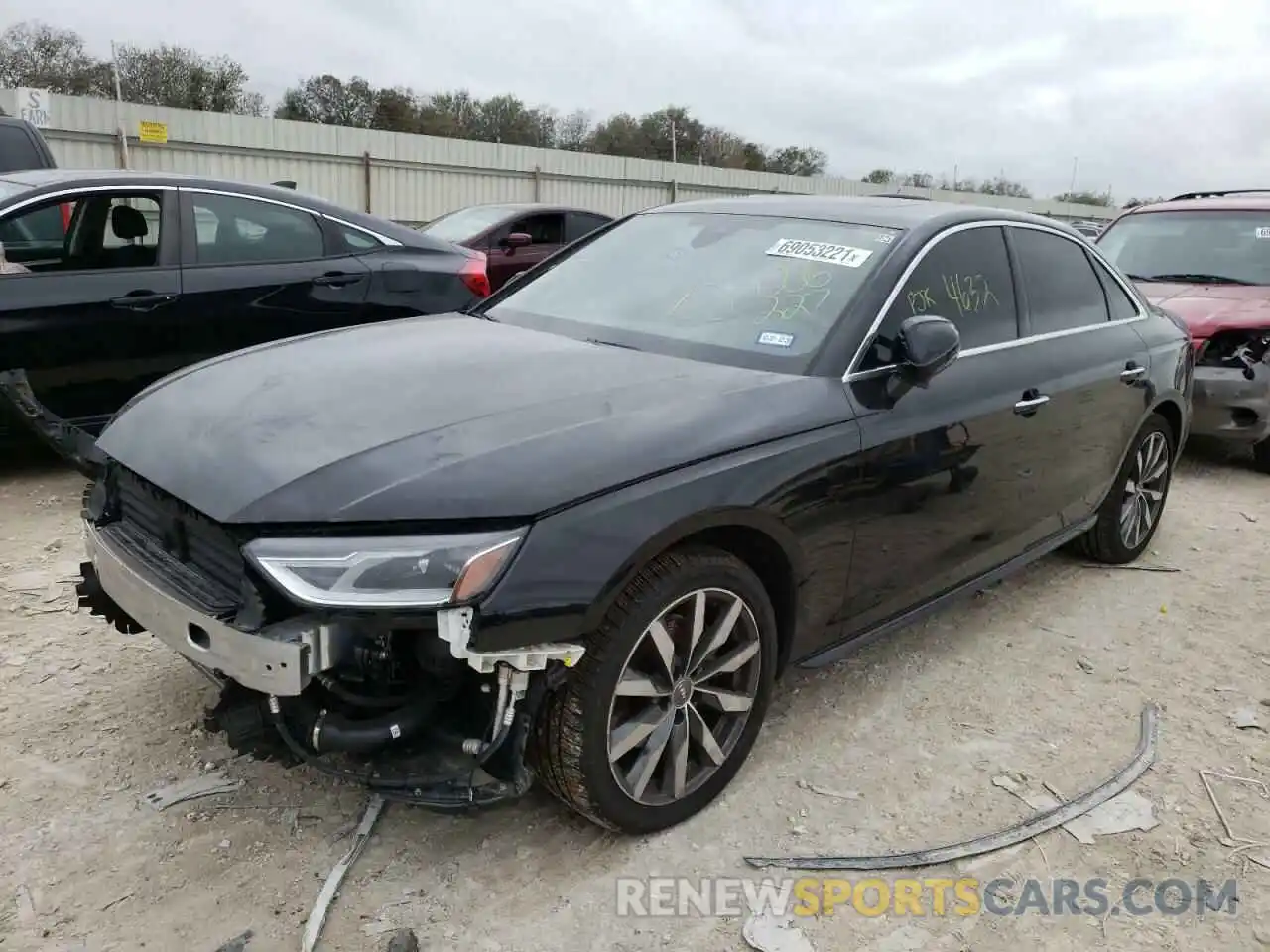 2 Photograph of a damaged car WAUABAF46MN006227 AUDI A4 2021