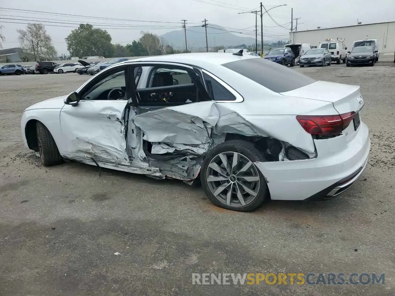 2 Photograph of a damaged car WAUABAF47MA042337 AUDI A4 2021