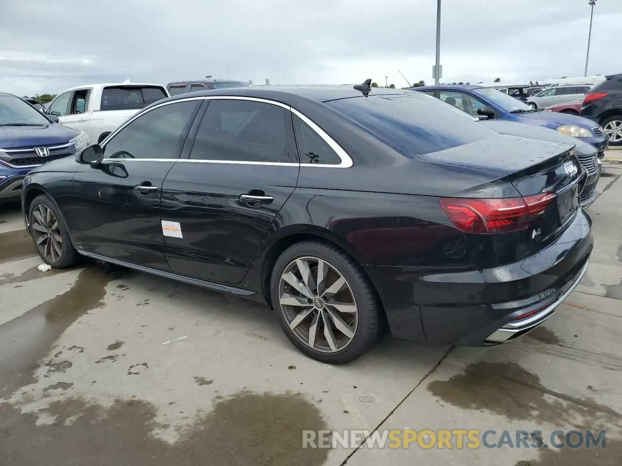 2 Photograph of a damaged car WAUABAF47MN002932 AUDI A4 2021