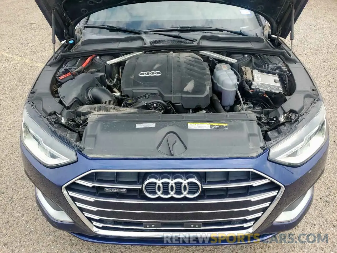 7 Photograph of a damaged car WAUABAF47MN005975 AUDI A4 2021