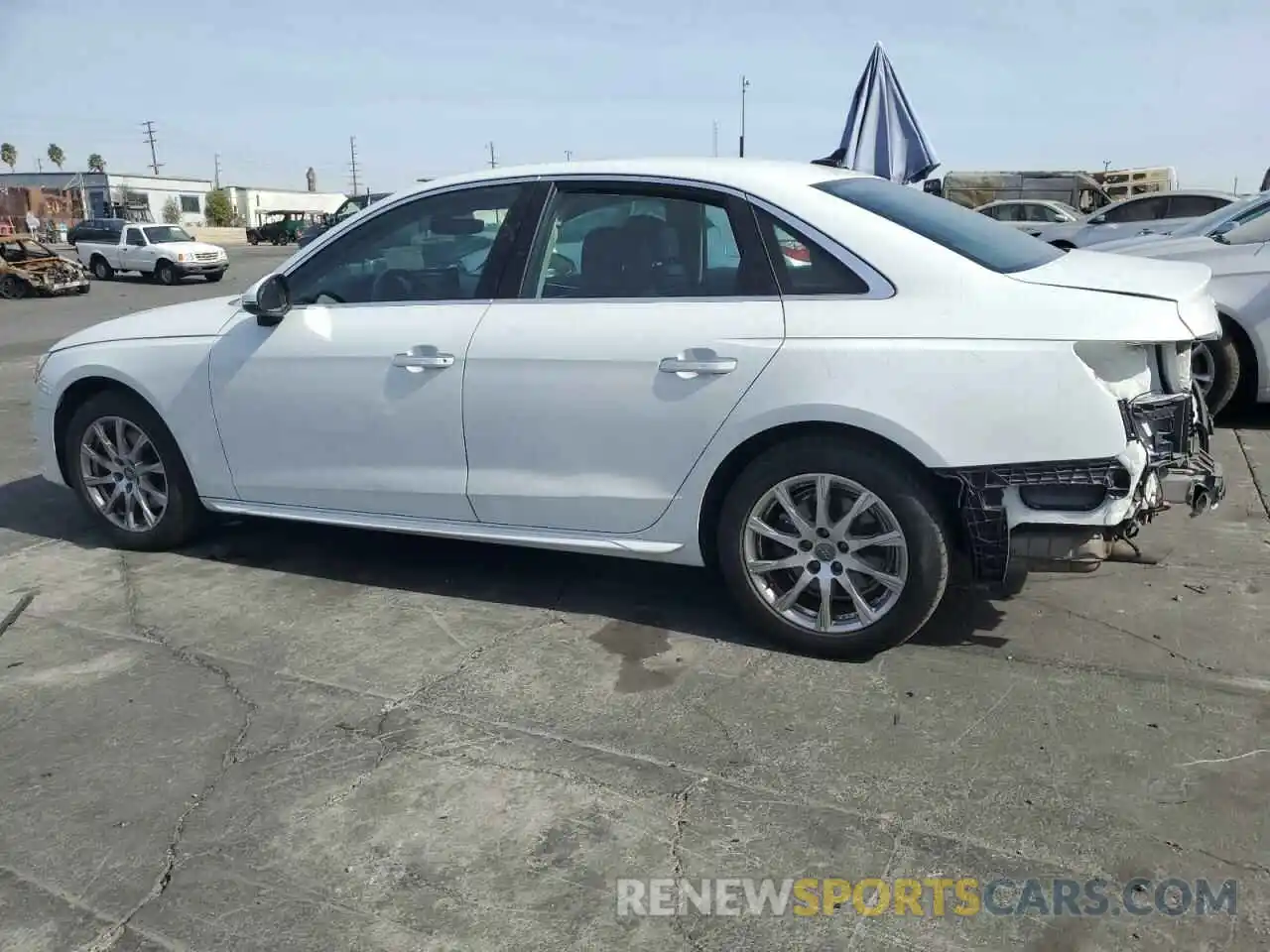 2 Photograph of a damaged car WAUABAF48MA011386 AUDI A4 2021