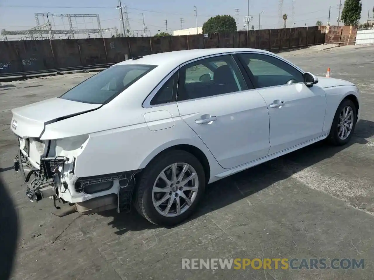 3 Photograph of a damaged car WAUABAF48MA011386 AUDI A4 2021