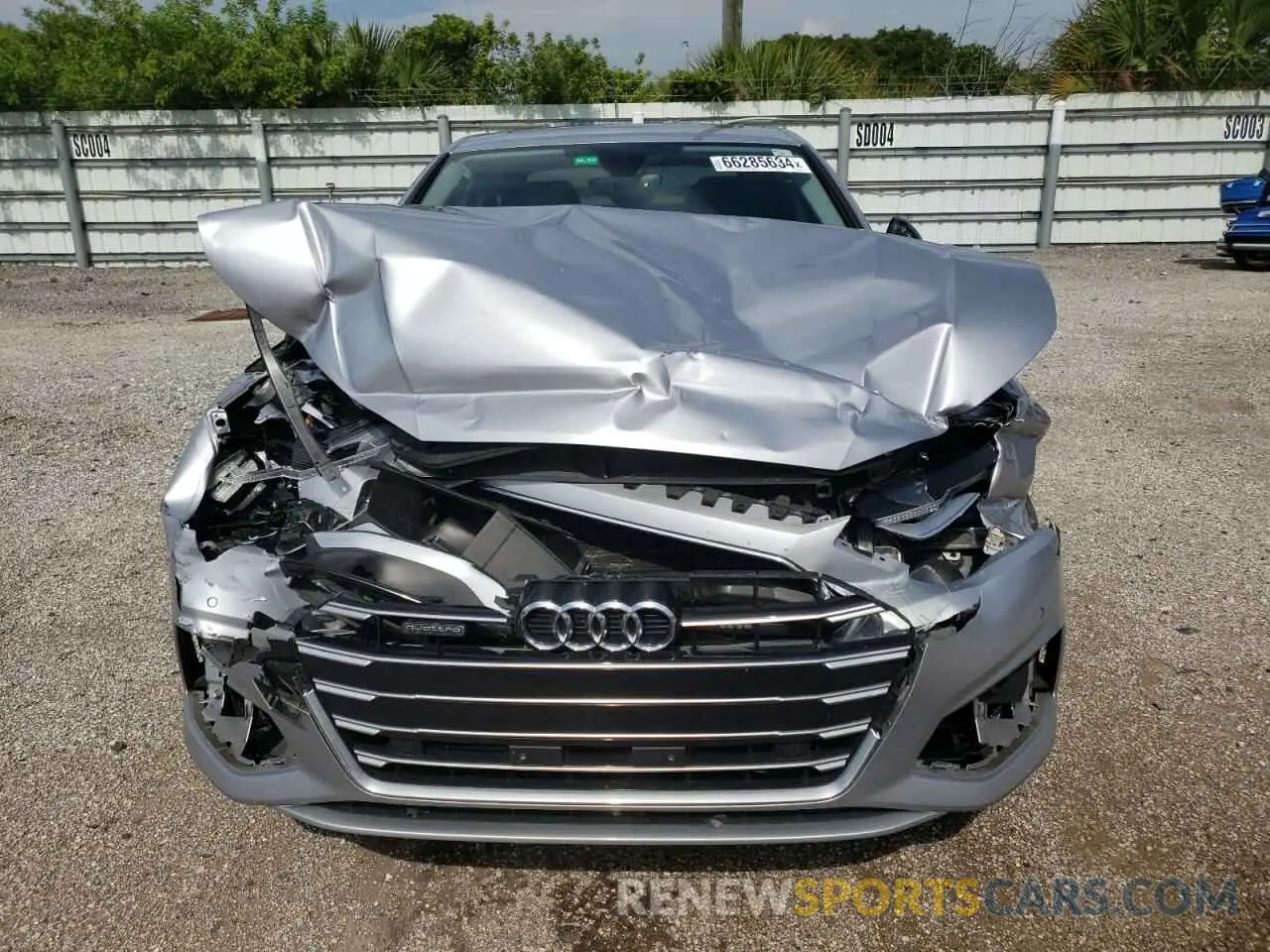 5 Photograph of a damaged car WAUABAF48MA037891 AUDI A4 2021