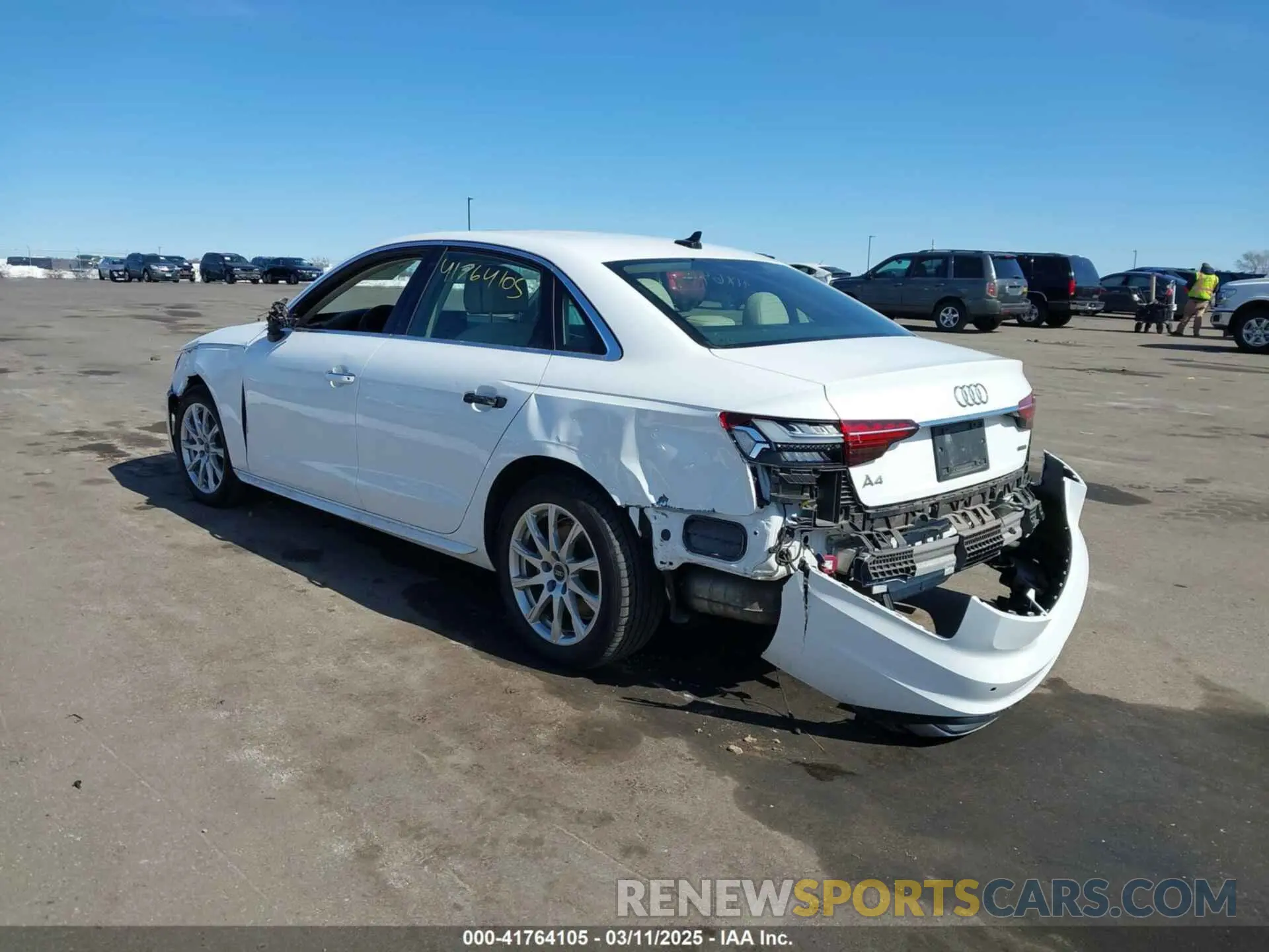 6 Photograph of a damaged car WAUABAF48MA087027 AUDI A4 2021