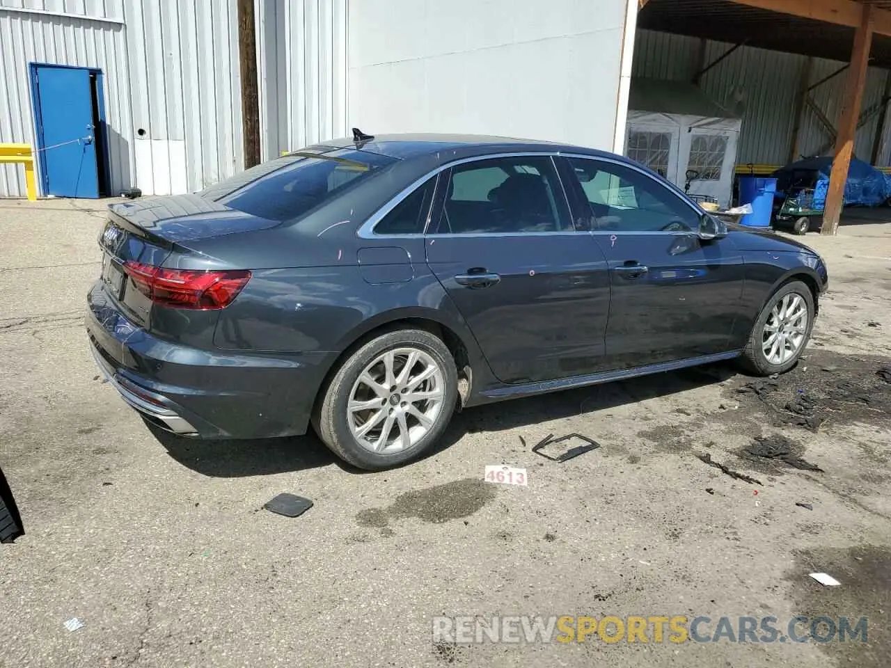 3 Photograph of a damaged car WAUABAF48MA087318 AUDI A4 2021
