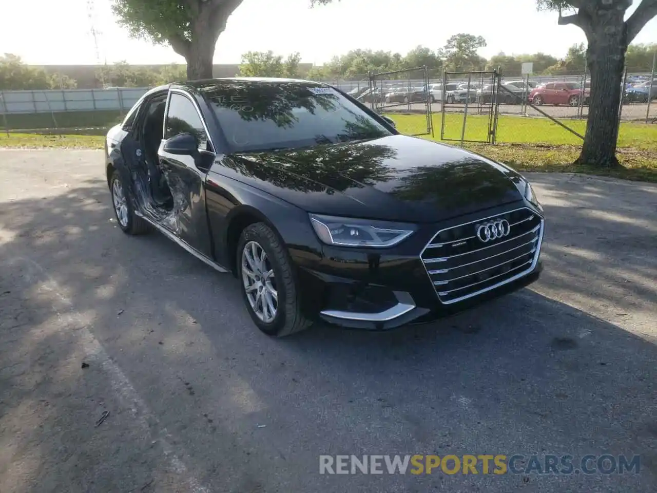 1 Photograph of a damaged car WAUABAF48MN010571 AUDI A4 2021