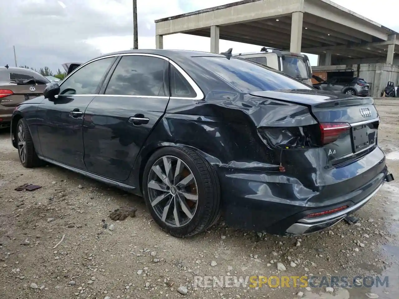 3 Photograph of a damaged car WAUABAF49MN002852 AUDI A4 2021