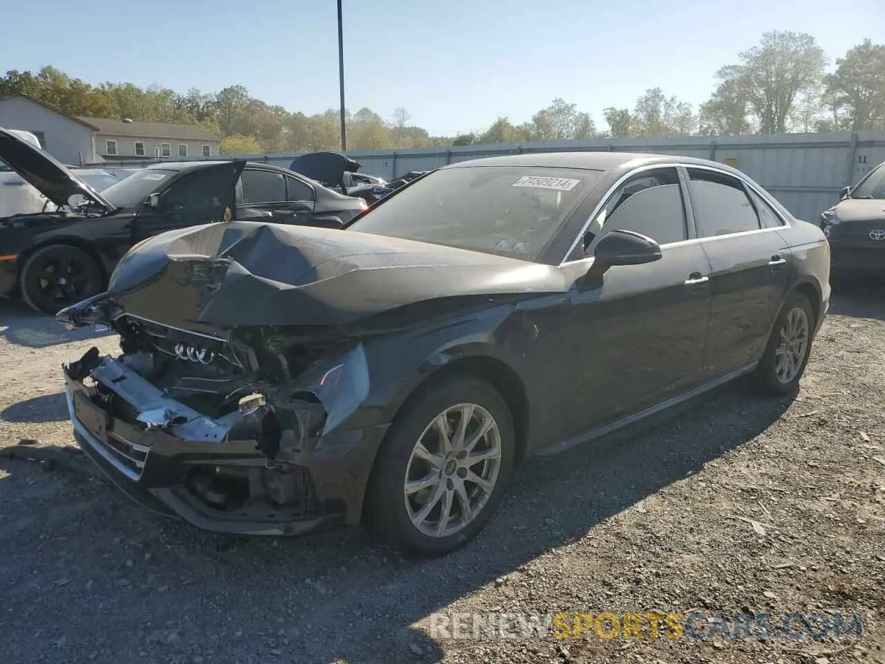 1 Photograph of a damaged car WAUABAF49MN006836 AUDI A4 2021
