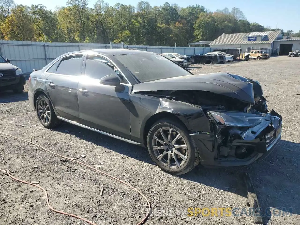 4 Photograph of a damaged car WAUABAF49MN006836 AUDI A4 2021