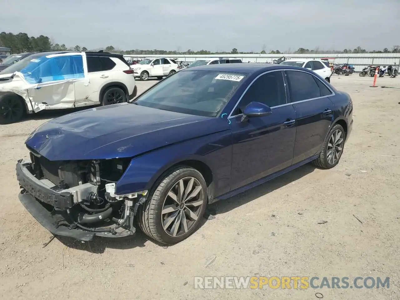 1 Photograph of a damaged car WAUABAF4XMA053218 AUDI A4 2021