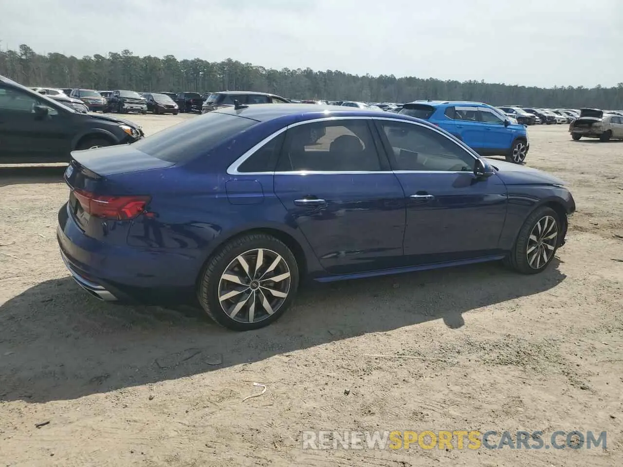3 Photograph of a damaged car WAUABAF4XMA053218 AUDI A4 2021