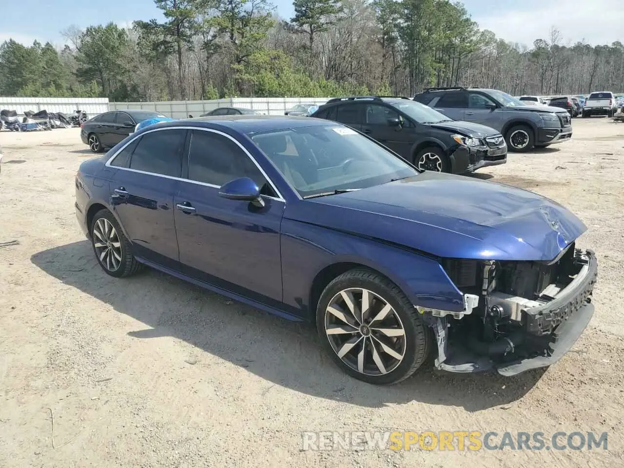 4 Photograph of a damaged car WAUABAF4XMA053218 AUDI A4 2021
