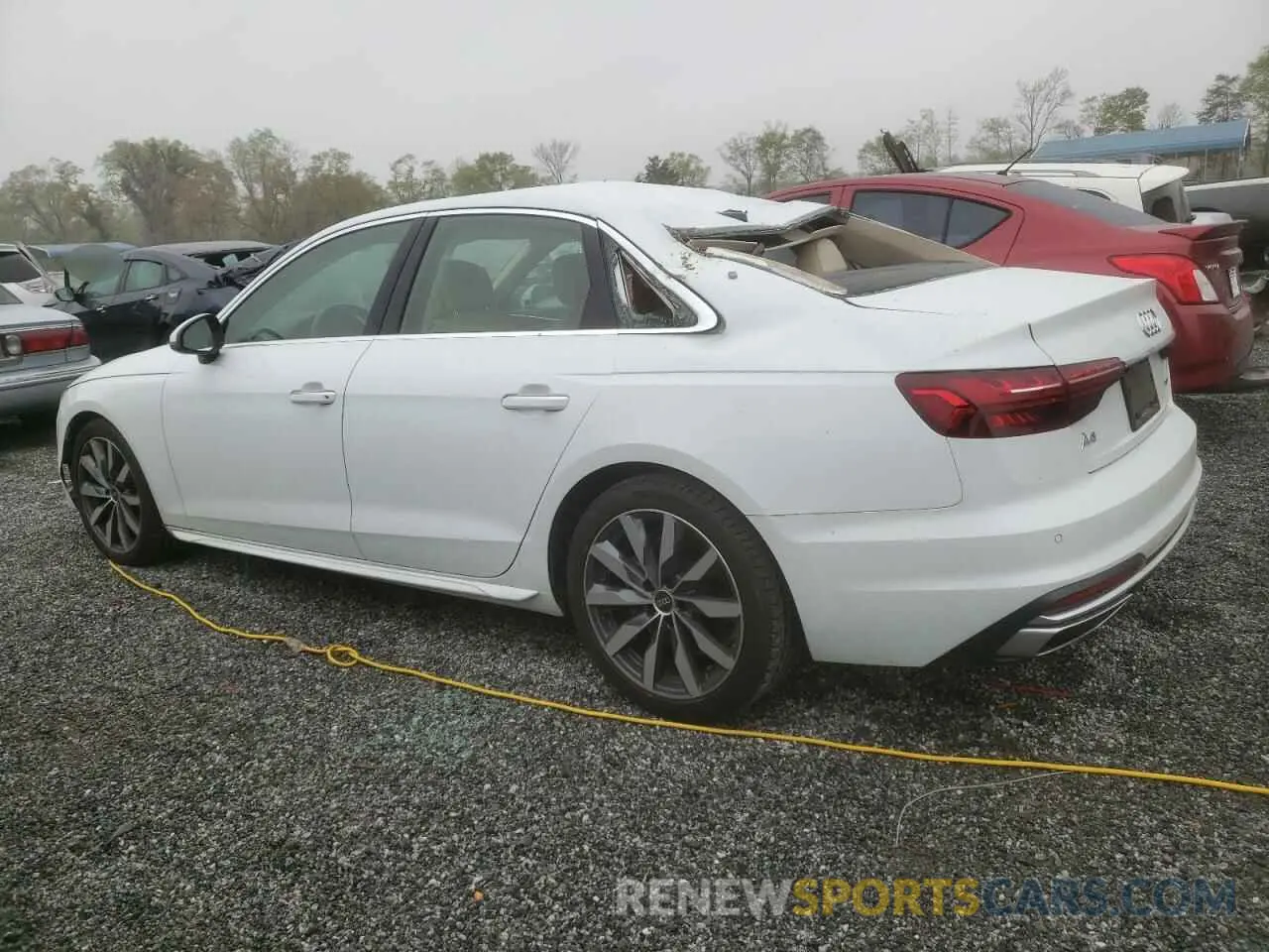 2 Photograph of a damaged car WAUABAF4XMA060539 AUDI A4 2021