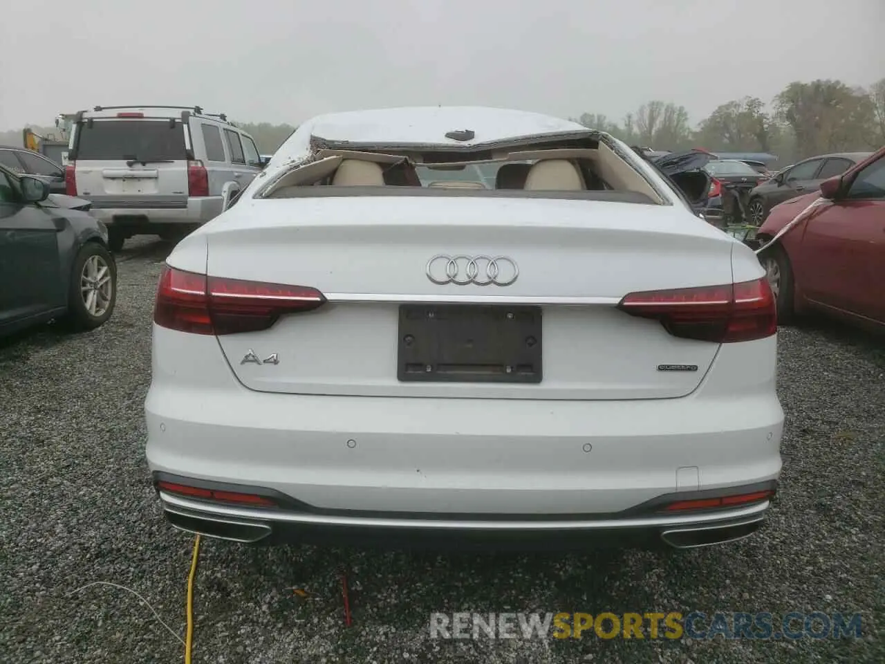 6 Photograph of a damaged car WAUABAF4XMA060539 AUDI A4 2021