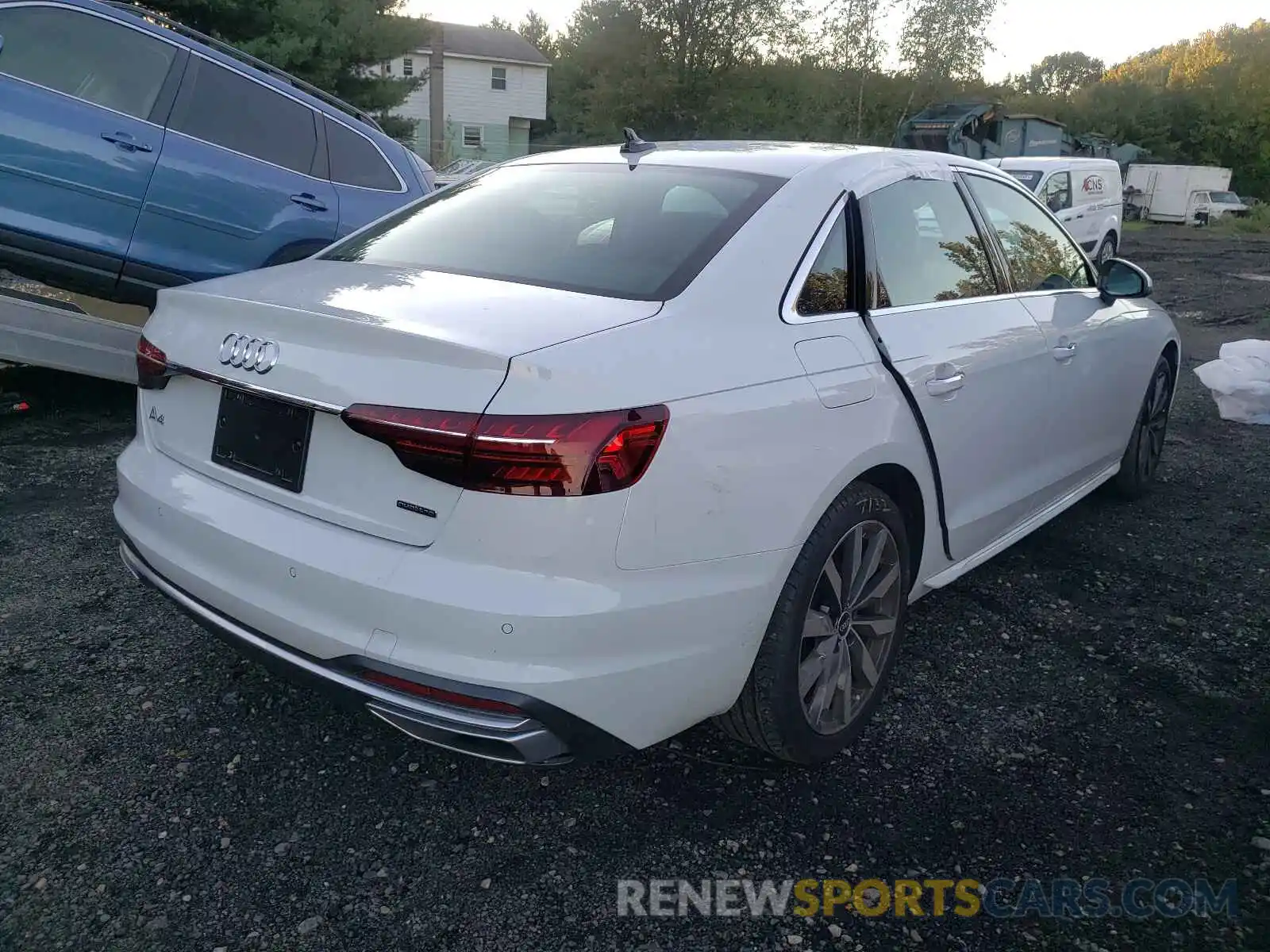 4 Photograph of a damaged car WAUBBAF45MA071565 AUDI A4 2021