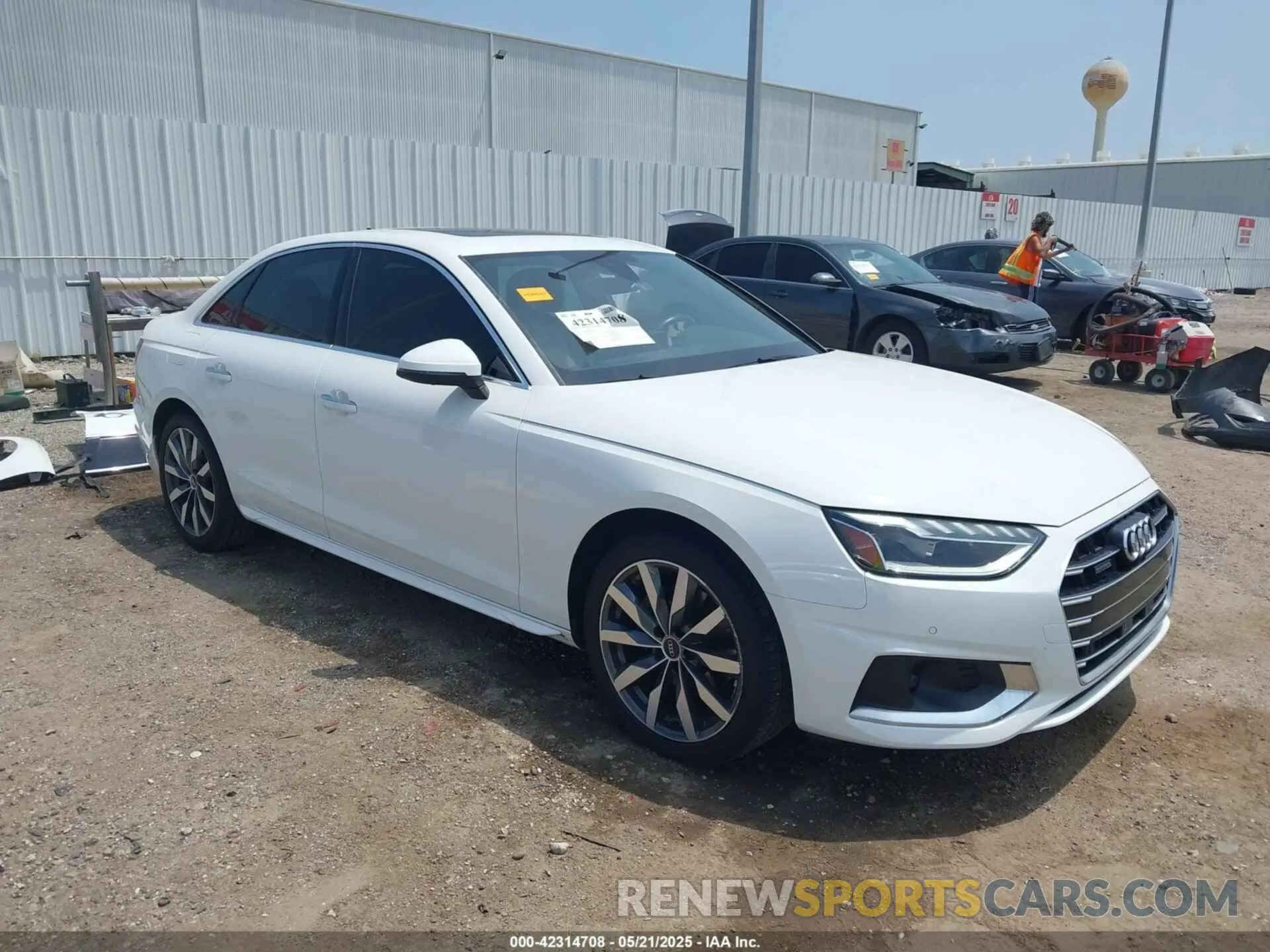 1 Photograph of a damaged car WAUBBAF46MA085653 AUDI A4 2021