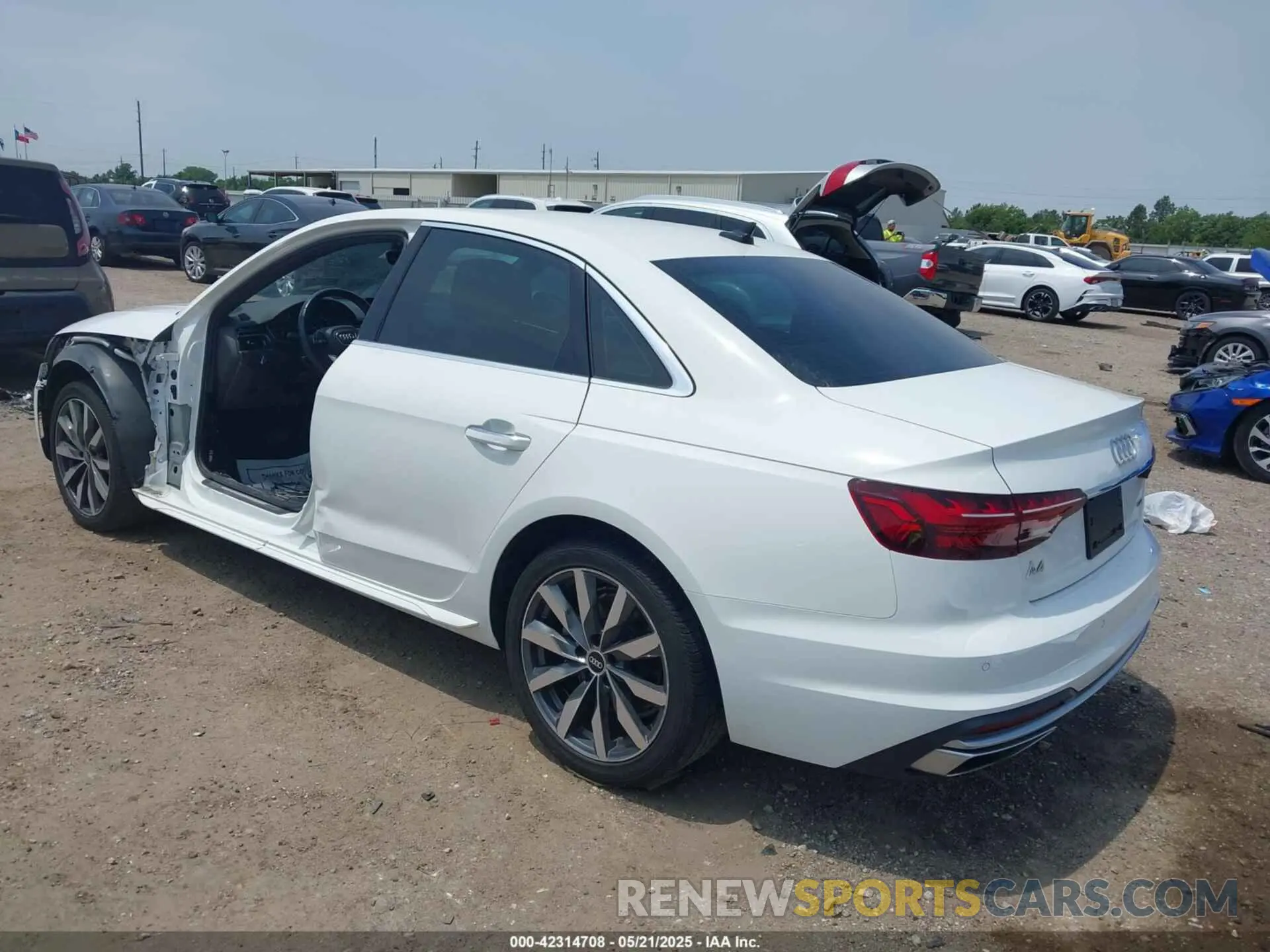 3 Photograph of a damaged car WAUBBAF46MA085653 AUDI A4 2021