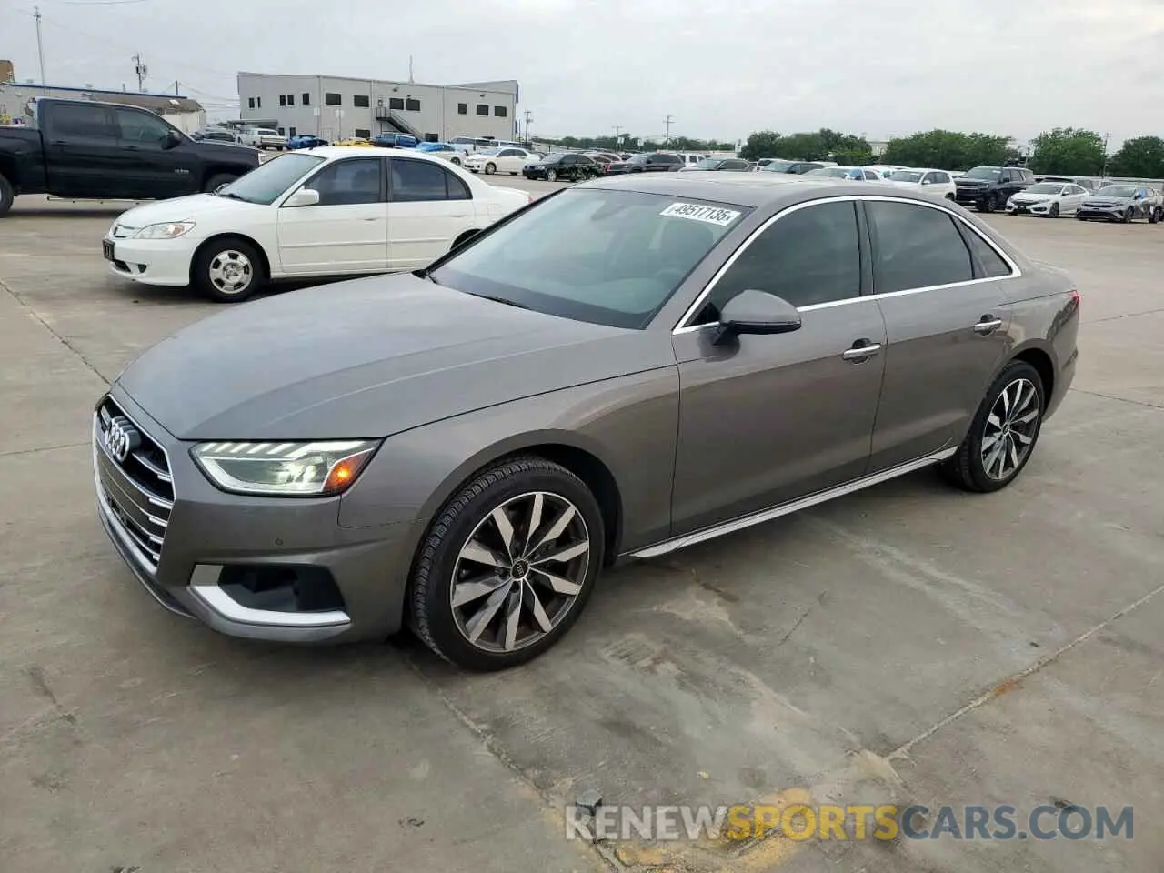 1 Photograph of a damaged car WAUBBAF46MN007916 AUDI A4 2021