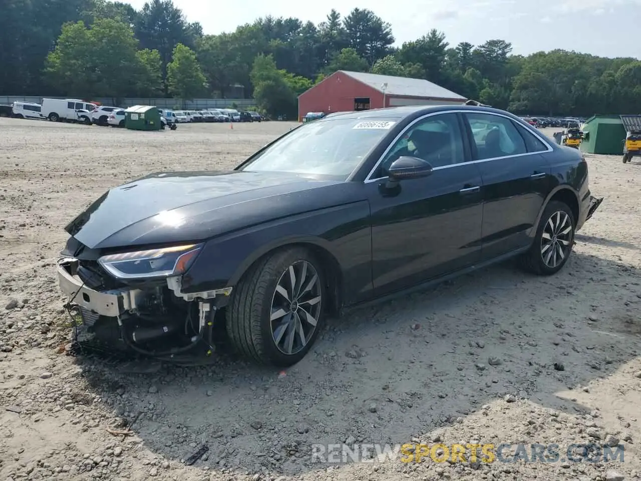 1 Photograph of a damaged car WAUBBAF48MA033117 AUDI A4 2021