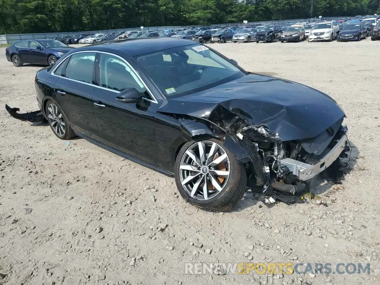 4 Photograph of a damaged car WAUBBAF48MA033117 AUDI A4 2021