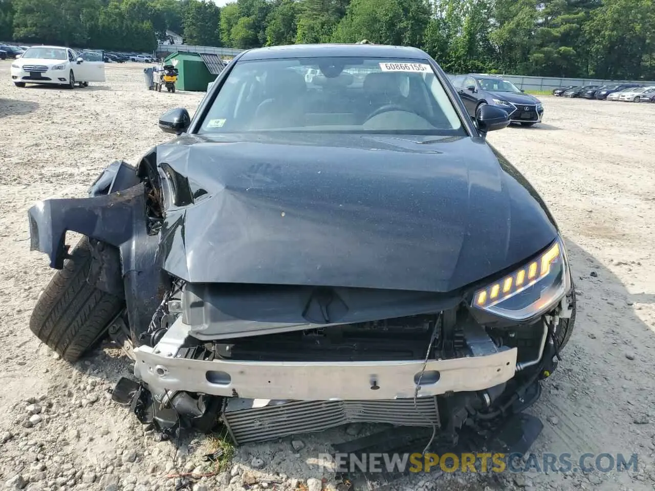 5 Photograph of a damaged car WAUBBAF48MA033117 AUDI A4 2021