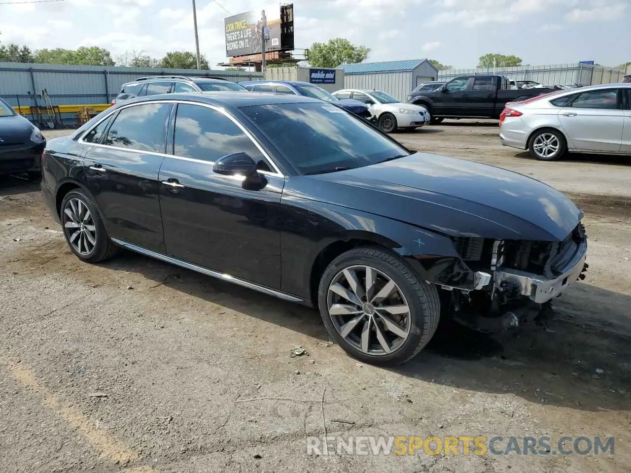 4 Photograph of a damaged car WAUBBAF4XMA026671 AUDI A4 2021