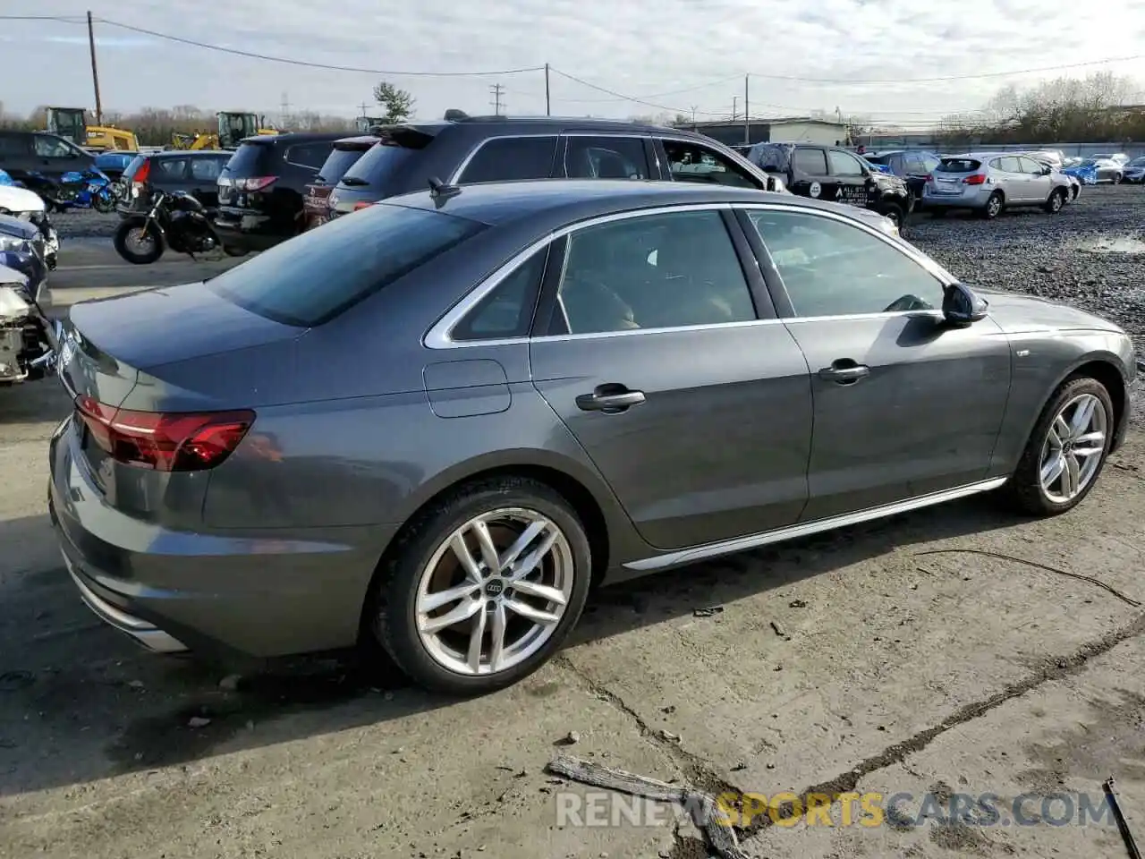 3 Photograph of a damaged car WAUDAAF40MA018395 AUDI A4 2021