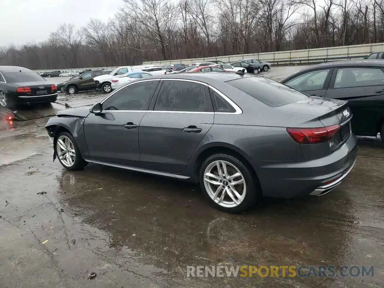 2 Photograph of a damaged car WAUDAAF40MN002805 AUDI A4 2021