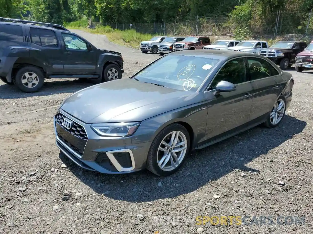 2 Photograph of a damaged car WAUDAAF41MA029731 AUDI A4 2021