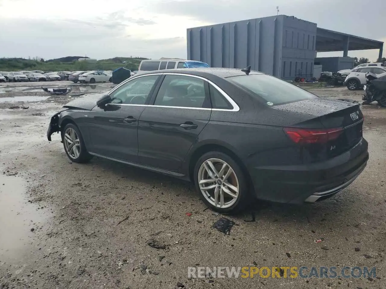 2 Photograph of a damaged car WAUDAAF47MN010948 AUDI A4 2021