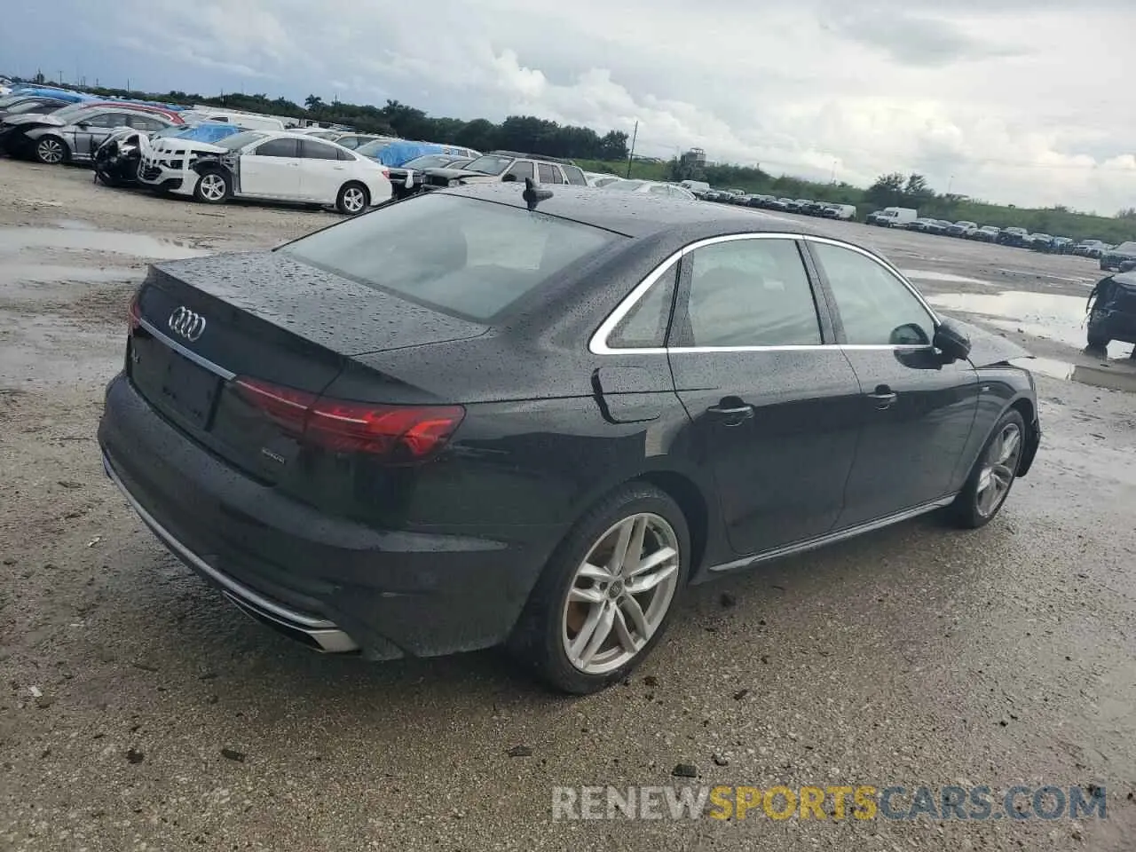 3 Photograph of a damaged car WAUDAAF47MN010948 AUDI A4 2021