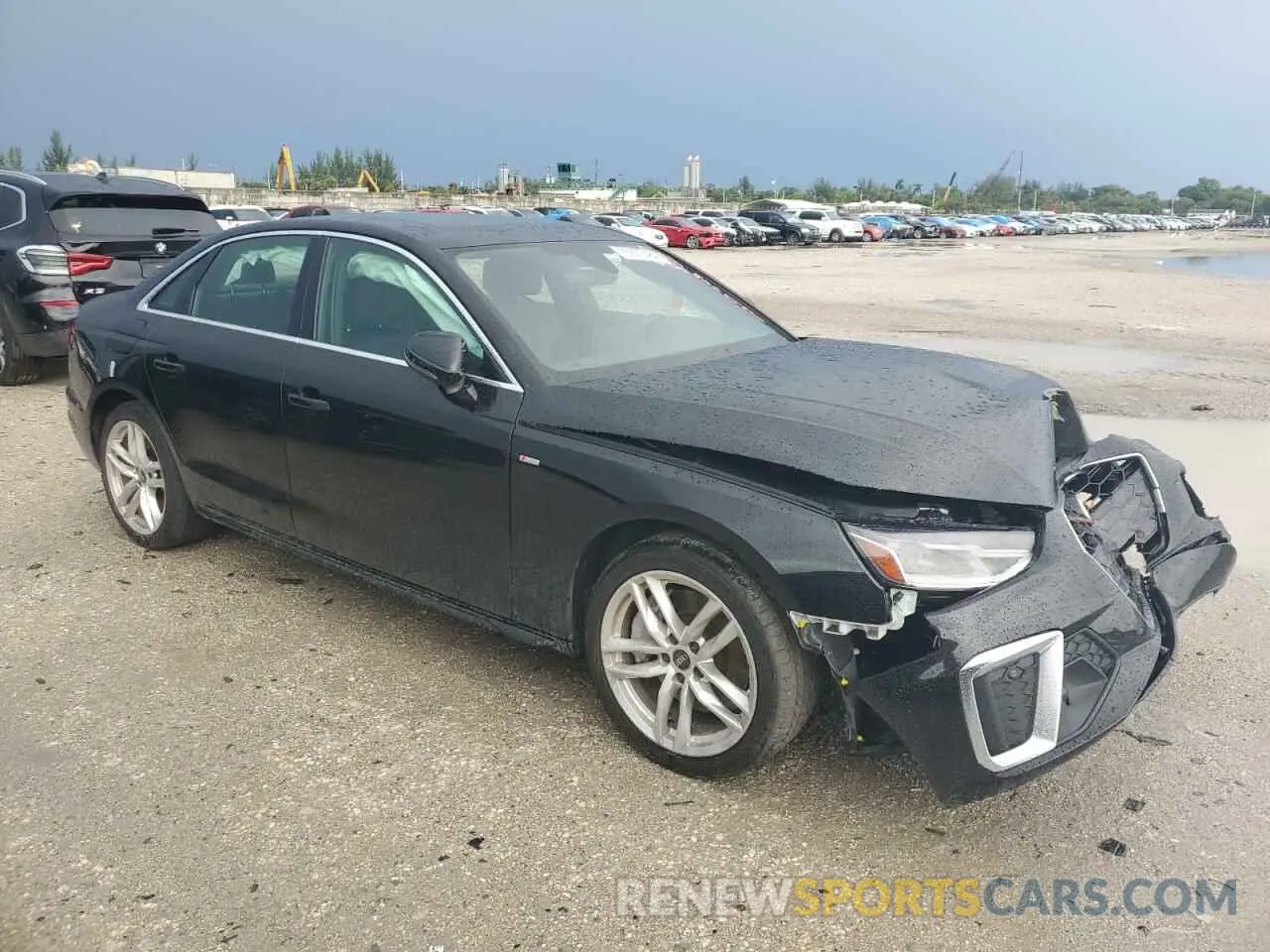 4 Photograph of a damaged car WAUDAAF47MN010948 AUDI A4 2021