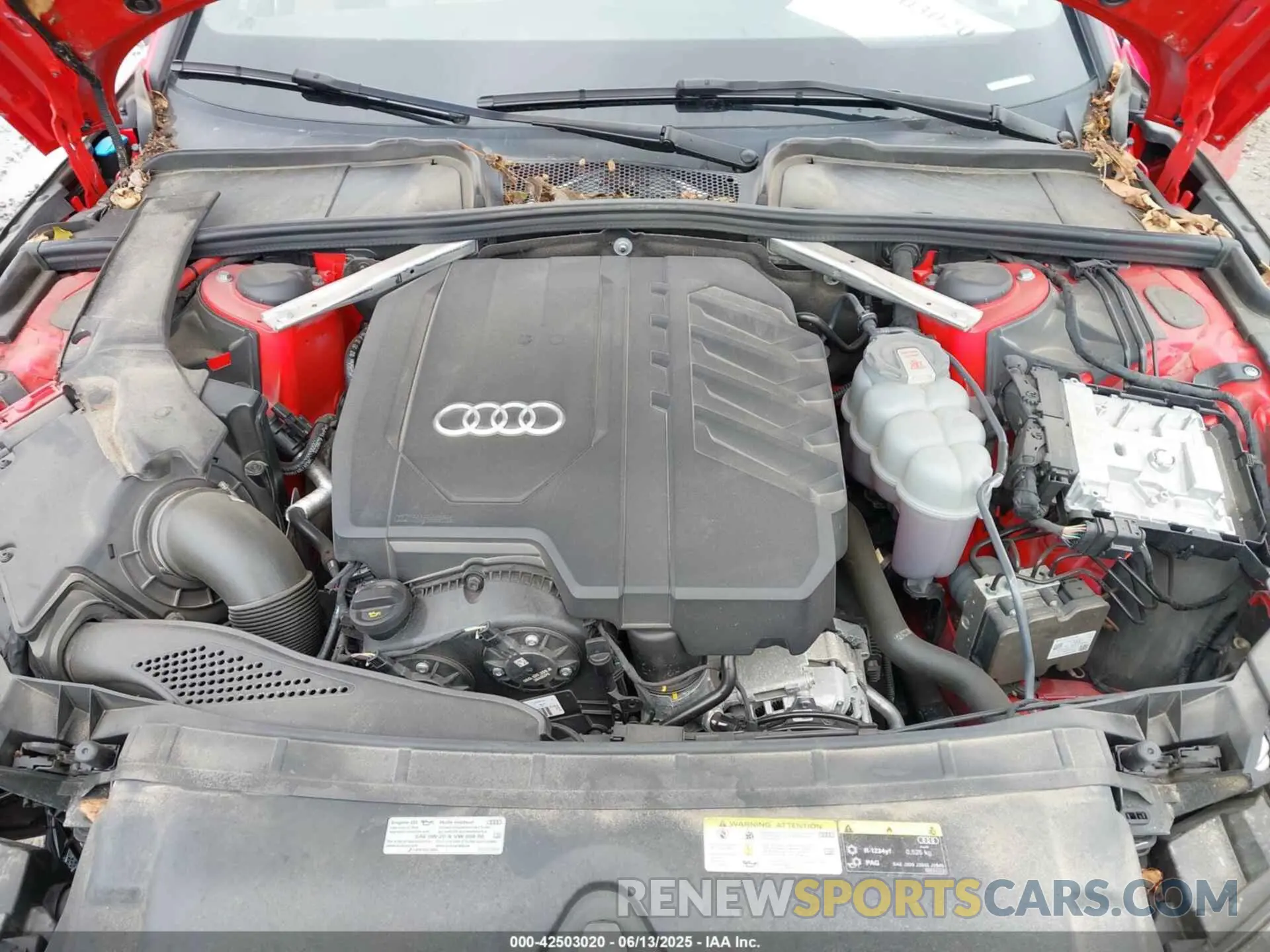 10 Photograph of a damaged car WAUDAAF4XMA013043 AUDI A4 2021