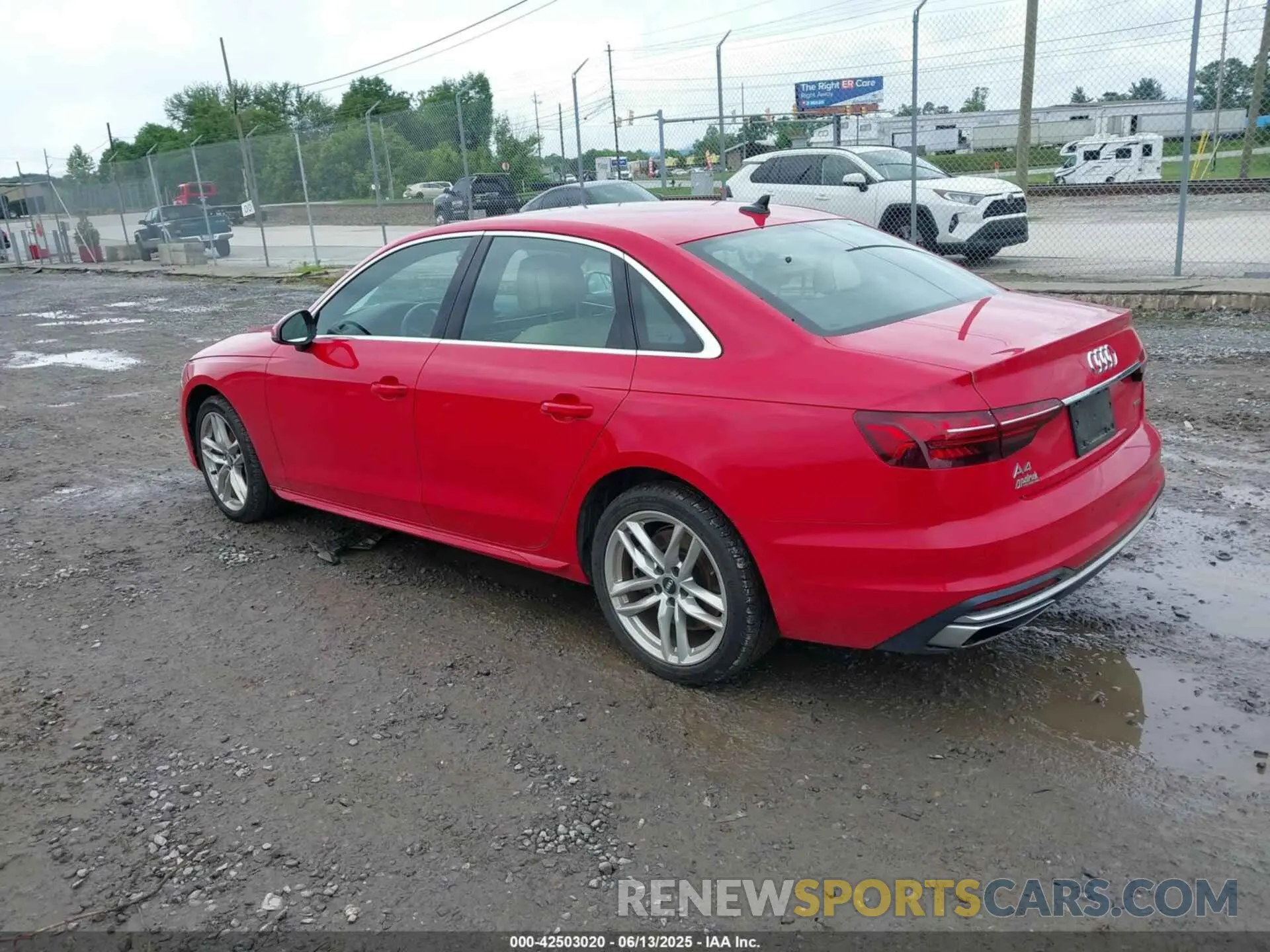 3 Photograph of a damaged car WAUDAAF4XMA013043 AUDI A4 2021