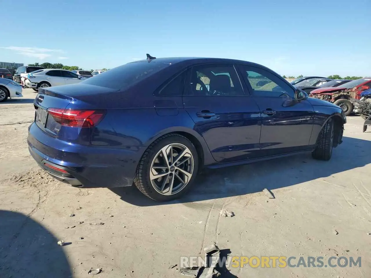 3 Photograph of a damaged car WAUEAAF40MA017817 AUDI A4 2021