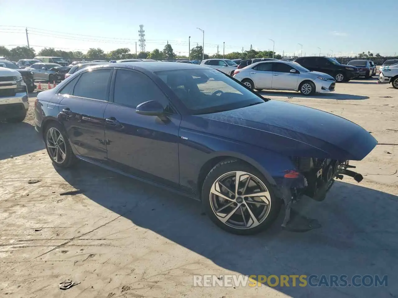 4 Photograph of a damaged car WAUEAAF40MA017817 AUDI A4 2021