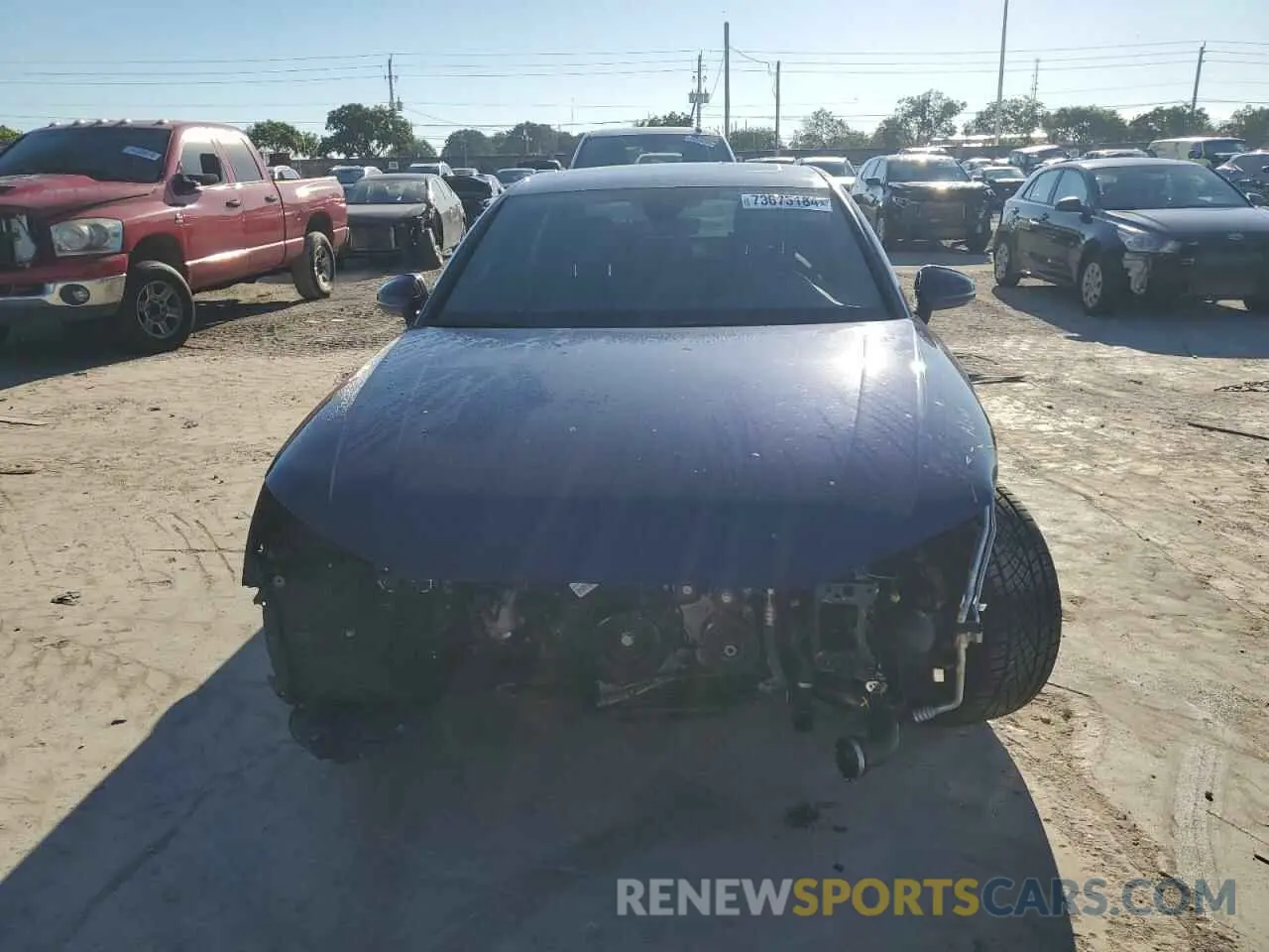 5 Photograph of a damaged car WAUEAAF40MA017817 AUDI A4 2021