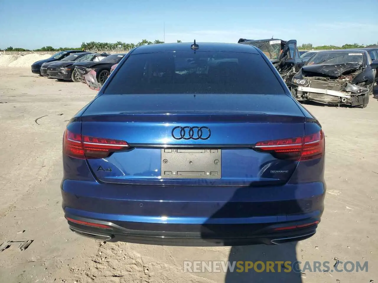 6 Photograph of a damaged car WAUEAAF40MA017817 AUDI A4 2021