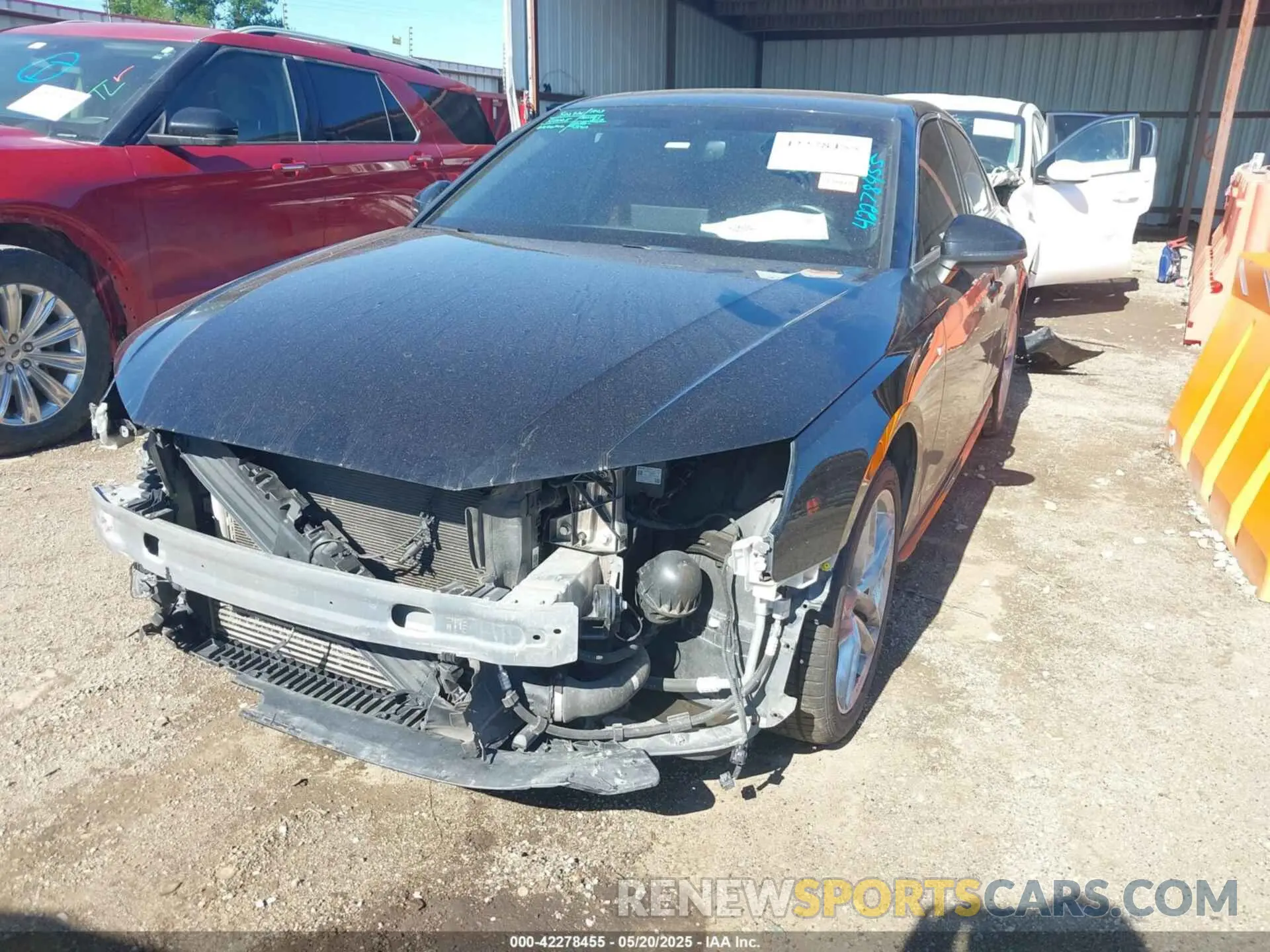 2 Photograph of a damaged car WAUEAAF40MA075183 AUDI A4 2021