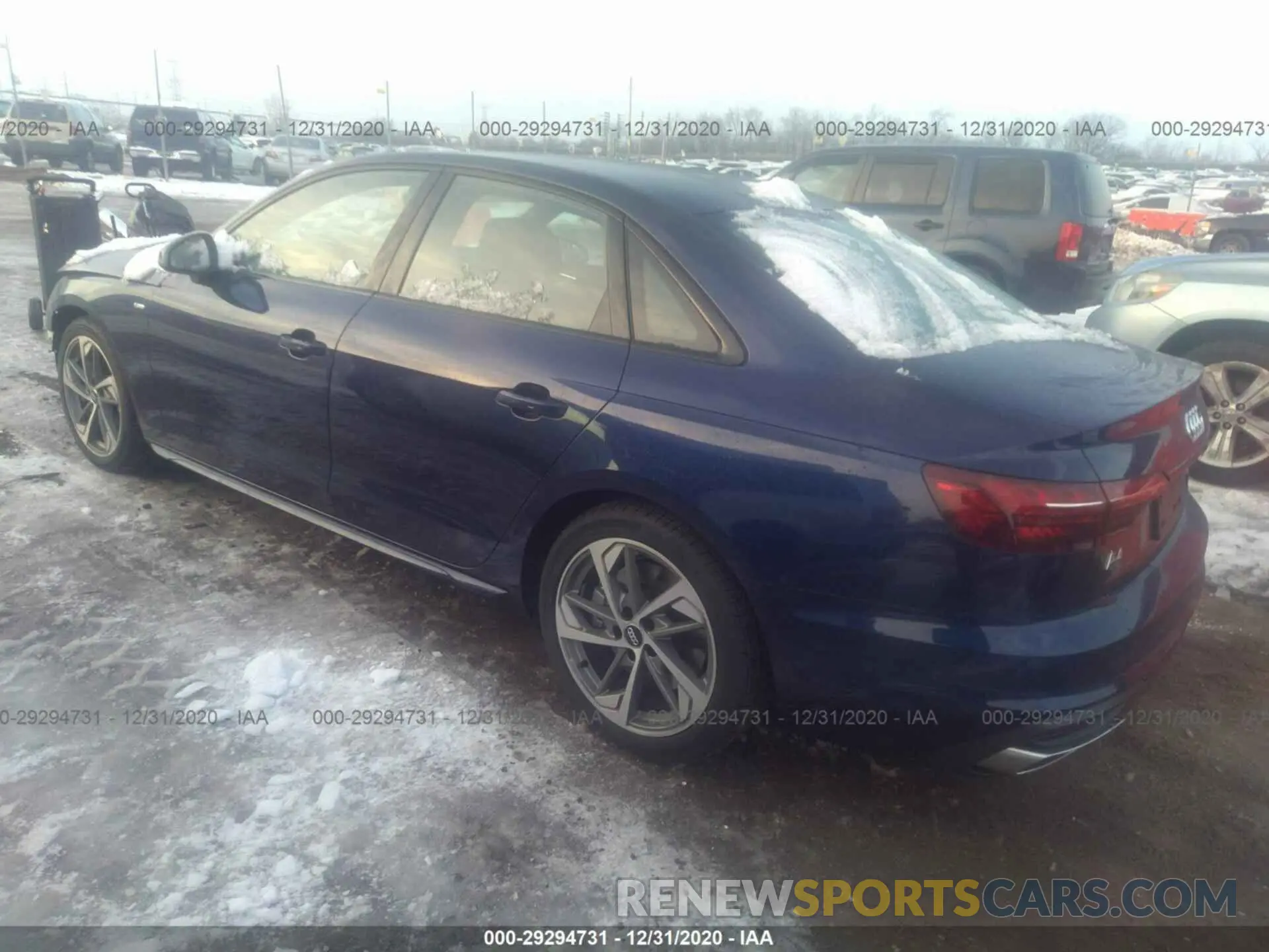 3 Photograph of a damaged car WAUEAAF41MA015266 AUDI A4 2021
