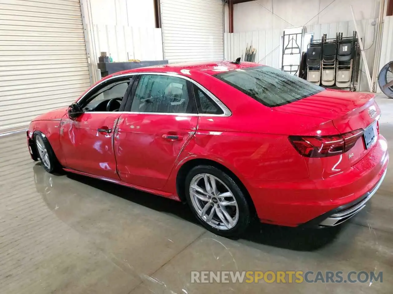 2 Photograph of a damaged car WAUEAAF41MA022492 AUDI A4 2021