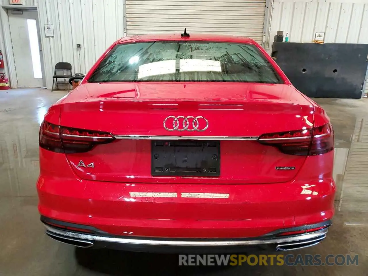 6 Photograph of a damaged car WAUEAAF41MA022492 AUDI A4 2021