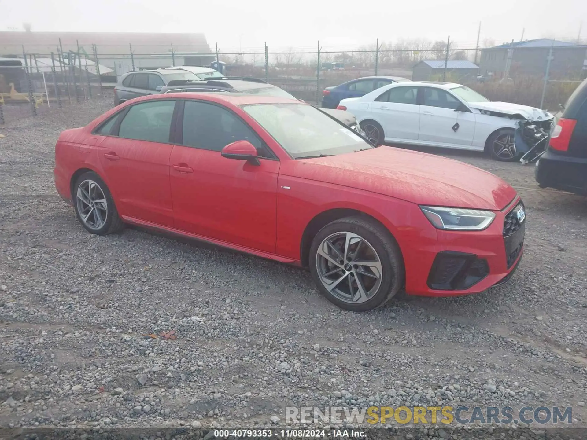 1 Photograph of a damaged car WAUEAAF41MA022752 AUDI A4 2021
