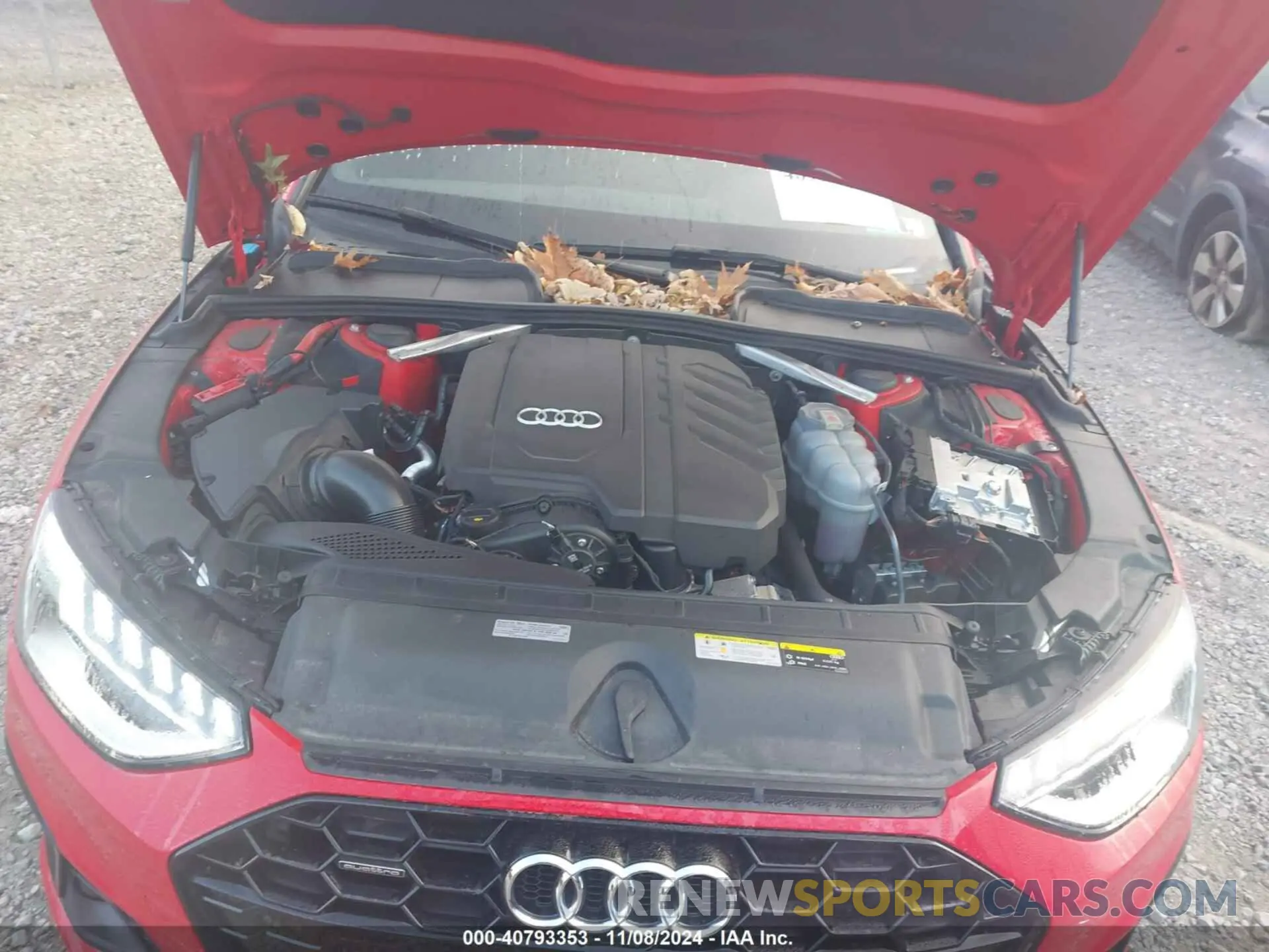 10 Photograph of a damaged car WAUEAAF41MA022752 AUDI A4 2021